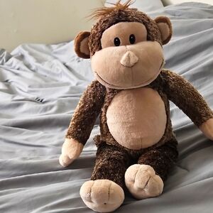 Build-A-Bear Brown‎ and Cream Stuffed Monkey
